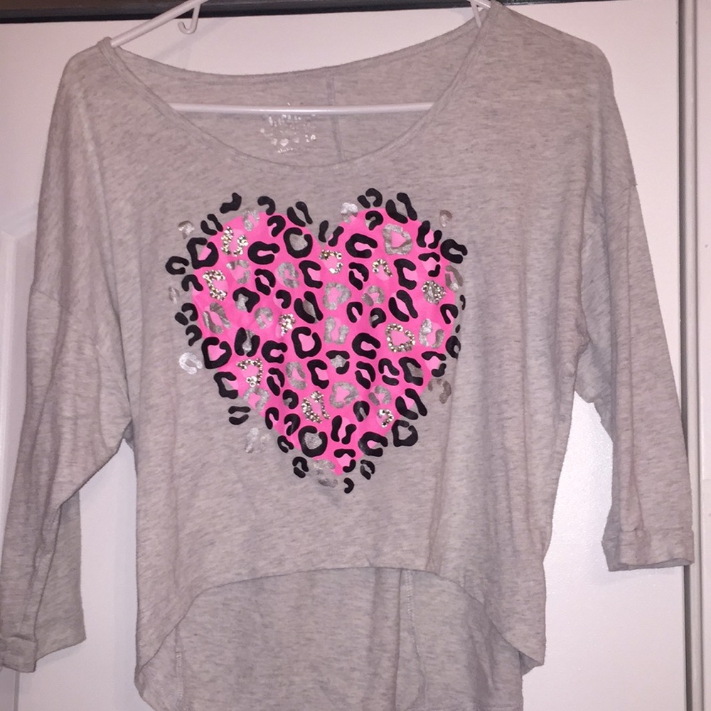 Justice shirt, 3/4 length sleeves